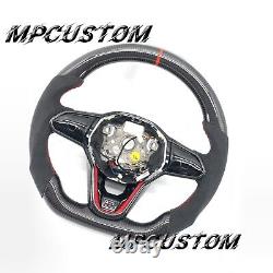 Fit For Volkswagen MK8 Golf 8 R GTI GTE 2020-2021 Carbon Fiber Steering Wheel