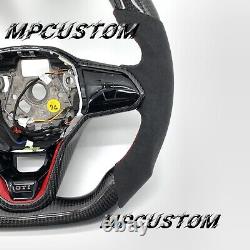 Fit For Volkswagen MK8 Golf 8 R GTI GTE 2020-2021 Carbon Fiber Steering Wheel
