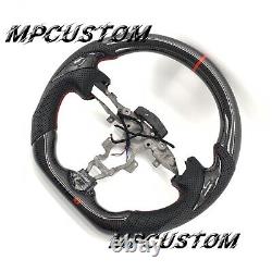 Fit for Nissan 370Z Z34 QX70 FX50 2009-2017 Real Carbon Fiber Steering Wheel