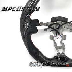 Fit for Nissan 370Z Z34 QX70 FX50 2009-2017 Real Carbon Fiber Steering Wheel