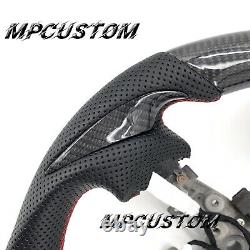 Fit for Nissan 370Z Z34 QX70 FX50 2009-2017 Real Carbon Fiber Steering Wheel