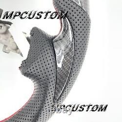 Fit for Nissan 370Z Z34 QX70 FX50 2009-2017 Real Carbon Fiber Steering Wheel