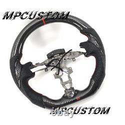 Fit for Nissan 370Z Z34 QX70 FX50 2009-2017 Real Carbon Fiber Steering Wheel