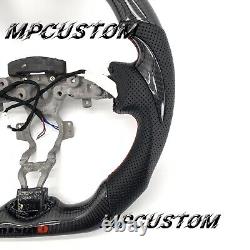 Fit for Nissan 370Z Z34 QX70 FX50 2009-2017 Real Carbon Fiber Steering Wheel