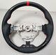 Fits2013-2020 Lexus IS250 IS350 Hydro Dip Carbon Fiber Red Ring Steering Wheel