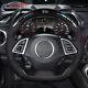 Fits 2016+ Camaro SS Carbon Fiber LED Steering Wheel Alcantara Orange Stitching