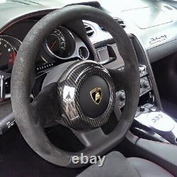 Fits Lamborghini Gallardo 04-14 Carbon Fiber Steering Wheel Center Cover