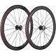 Fixed Gear Carbon Wheels 50mm Clincher Track Bike 700C Bicycle Wheelset 17T