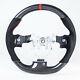 Flat Bottom Carbon Suede Red Steering Wheel For Subaru Impreza WRX / STI 08-14