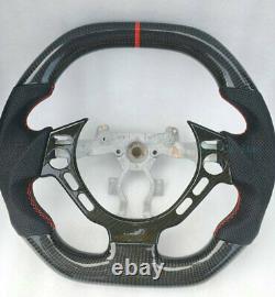 Flat/ Round Top 100% Real Carbon Fiber Car Steering Wheel For Nissan GTR R35