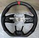 For 16-21 Honda Civic Gen 10th Real Carbon Fiber Steering Wheel Type-R MATTE RED