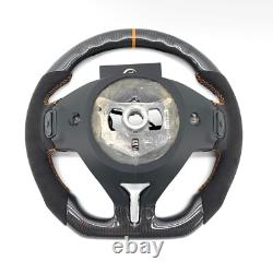 For 2014-2019 Maserati Ghibli M157 Quattroporte LED Carbon Fiber Steering Wheel