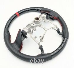 For 2014-2021 Toyota Tacoma Tundra Hydro Dip Carbon Fiber Steering wheel NEW