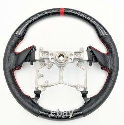 For 2014-2021 Toyota Tacoma Tundra Hydro Dip Carbon Fiber Steering wheel NEW