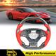 For 2014+ Chevy Corvette C7 Z06 ZR1 Flat Top Sport Steering Wheel Carbon Fiber