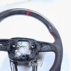 For Audi RSQ8 RSQ3 RS3 RS4 RS5 Q5 Q7Real Carbon Fiber Steering wheel Frame+Cover