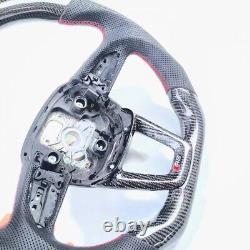 For Audi RSQ8 RSQ3 RS3 RS4 RS5 Q5 Q7Real Carbon Fiber Steering wheel Frame+Cover