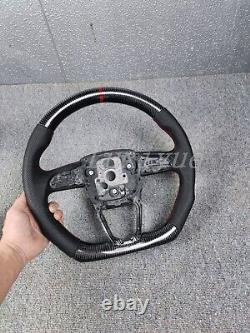 For Audi RSQ8 RSQ3 RS3 RS4 RS5 Q5 Q7Real Carbon Fiber Steering wheel Frame+Cover