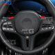 For BMW 3 4 5 Series Z4 M3 M4 G20 G22 G82 Carbon Fiber Steering Wheel Trim Cover