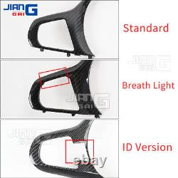 For BMW 3 4 5 Series Z4 M3 M4 G20 G22 G82 Carbon Fiber Steering Wheel Trim Cover