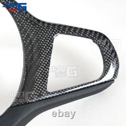 For BMW 3 4 5 Series Z4 M3 M4 G20 G22 G82 Carbon Fiber Steering Wheel Trim Cover