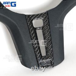 For BMW 3 4 5 Series Z4 M3 M4 G20 G22 G82 Carbon Fiber Steering Wheel Trim Cover