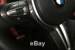 For BMW F20 F30 F32 F10 F12 F25 F26 F15 F16 M Carbon Steering Wheel Trim Cover