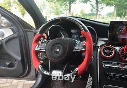 For Benz CLA C E GLC GLE CLASS W117 W205 W213 X253 Carbon Fiber Steering Wheel