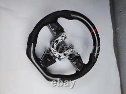 For Cadillac CTS CTS-V 2008-14 Real New Carbon fiber steering wheel Frame+Cover