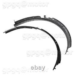 For Corvette C7 2014-2019 Pair Carbon Fiber Print Front Wheel Trim Fender Flares