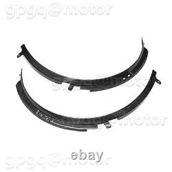 For Corvette C7 2014-2019 Pair Carbon Fiber Print Front Wheel Trim Fender Flares