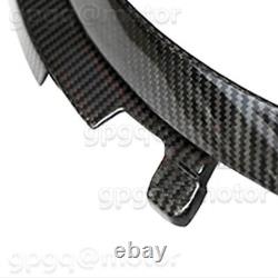 For Corvette C7 2014-2019 Pair Carbon Fiber Print Front Wheel Trim Fender Flares