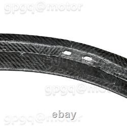 For Corvette C7 2014-2019 Pair Carbon Fiber Print Front Wheel Trim Fender Flares