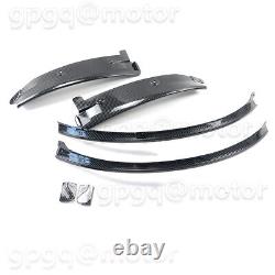 For Corvette C7 Z51 Stingray 2014-2019 Carbon Fiber Rear Wheel Trim Fender Flare