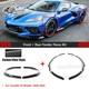 For Corvette C8 2020-25 Carbon Fiber Front + Rear Wheel Trims Fender Flares Kit