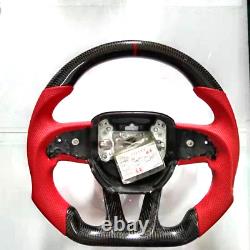 For Dodge Challenger/Charger/HELLCAT SRT 2015+ New Carbon Fiber Steering Wheel