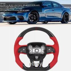 For Dodge Challenger/Charger Srt 2015-2020 Hellcat Carbon Fiber Steering Wheel