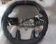 For Dodge RAM Rabel 1500 RTX Matte Carbon fiber Steering wheel+heating NO paddle