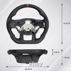 For Ford F150 Raptor 2015-2020 Steering Wheel Leather Flat Button with Heated New