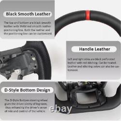 For Ford F150 Raptor 2015-2020 Steering Wheel Leather Flat Button with Heated New
