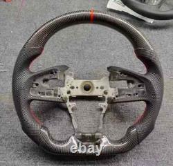 For Honda Civic 10th 2016-2023 Real Carbon Fiber Racing Steering Wheel Frame