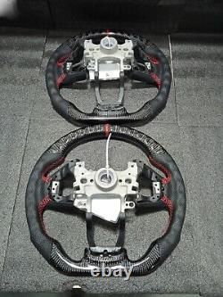 For Honda Civic 10th 2016-2023 Real Carbon Fiber Racing Steering Wheel Frame
