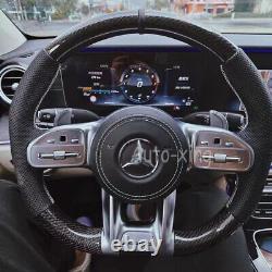For Mercedes-Benz AMG W205 G63 C63 E63 GT New Carbon Fiber Steering Wheel 2010+