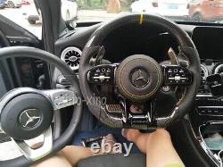 For Mercedes-Benz AMG W205 G63 C63 E63 GT New Carbon Fiber Steering Wheel 2010+
