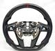 For Pontiac G8 GT 2008+ Carbon Fiber Flat Sport Perforated Steering Wheel+Trim