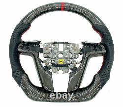 For Pontiac G8 GT 2008+ Real Carbon Fiber Flat Sport Customized Steering Wheel