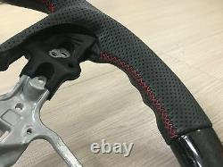 For Toyota Corolla Hatchback 2019-on Carbon fiber look leather steering wheel