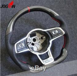 For VW Golf 7 GTI Golf R MK7 2014-2018 Replace Carbon Fiber Steering Wheel Cover