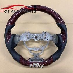 For fit 2014+ Lexus IS350 Real Carbon Fiber Sports Steering Wheel