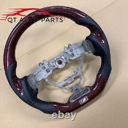 For fit 2014+ Lexus IS350 Real Carbon Fiber Sports Steering Wheel